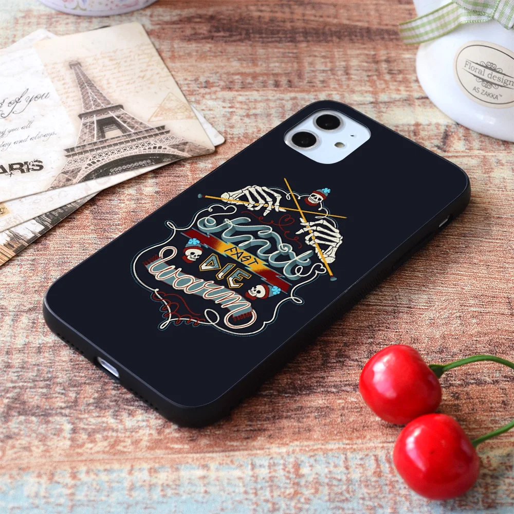 

For iPhone Knit Fast Die Warm Soft TPU Border Apple iPhone Case