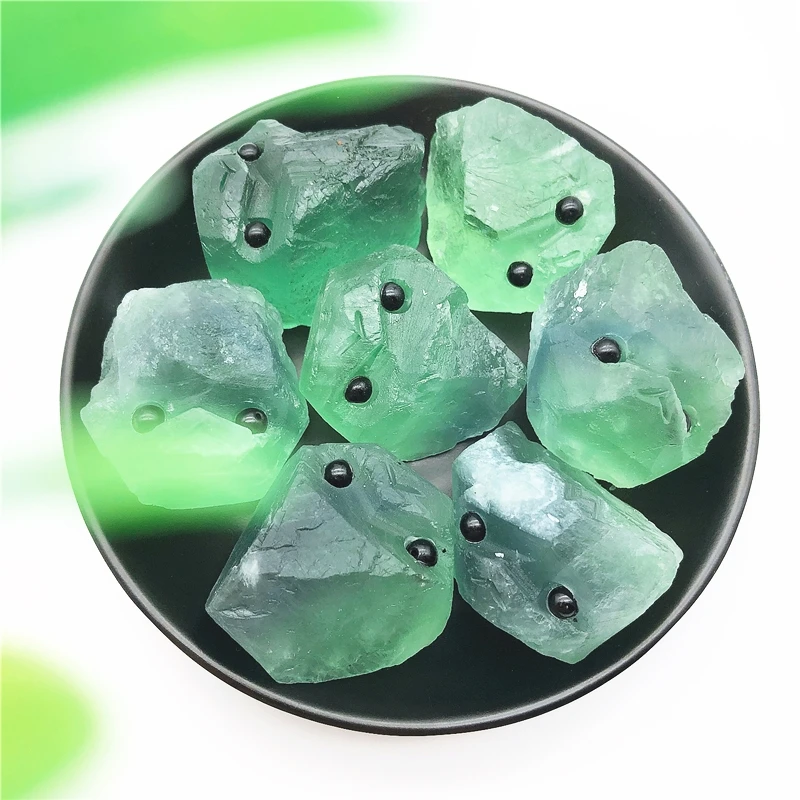 

1PC Natural Green Fluorite Quartz Hedgehog Ornaments Hand carved Crystal Stones Gifts Decoration Healing Stones