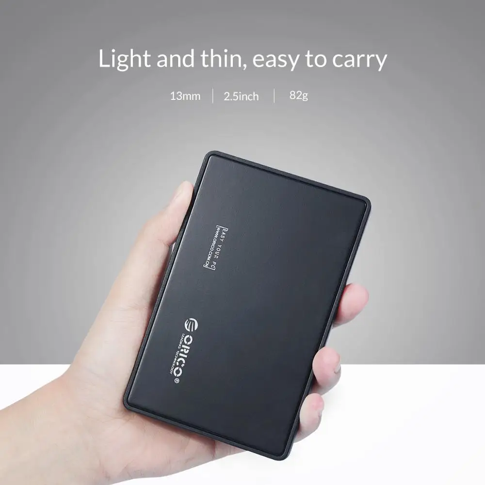 Внешний корпус ORICO 2 5 дюйма SATA к USB 3 0 без инструмента сверхскоростной HDD