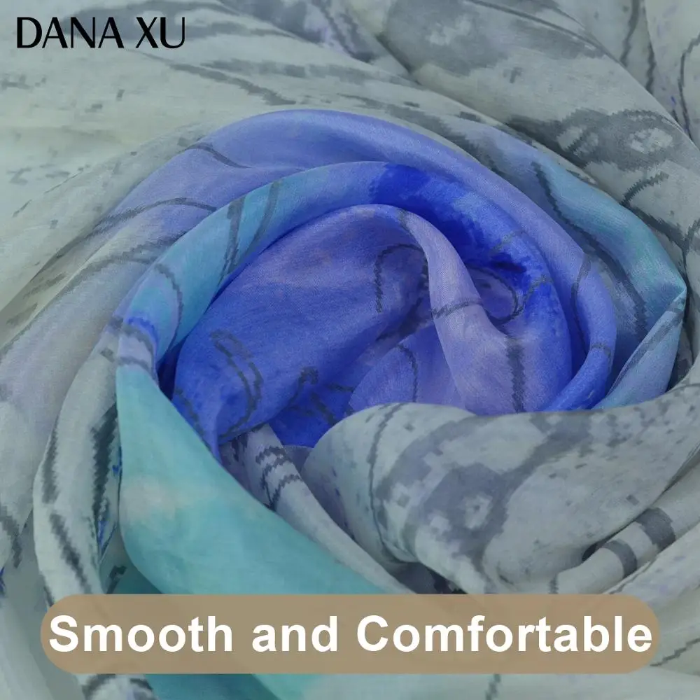 

2021 Silk Long Scarf Luxury Brand Women New Design Beach Blanket Shawl Wear Swimwear Bandana Hijab Face Shield Foulard