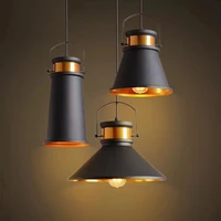 nordic simple pendant lamps e27 black study bedroom retro industrial style personality bar hanging lamps creative art lighting