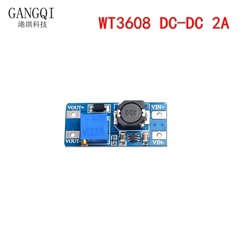 

10pcs MT3608 Module DC-DC Step Up Converter Booster Power Supply Module Boost Step-up Board MAX output 28V 2A