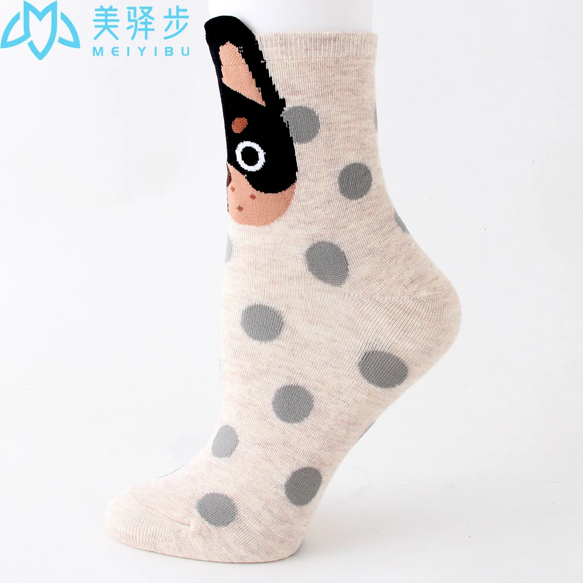 12 Pairs Per Set Dog Korean Cartoon Dog Stocking Socks Jacquard Mimi Dog Stocking Manufacturers Wholesale