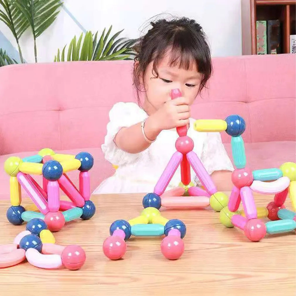 

Магнитная палочка, развивающие игрушки, интеллектуальное развитие, постоянно меняющиеся формы, детский сборный Магнитный конструктор