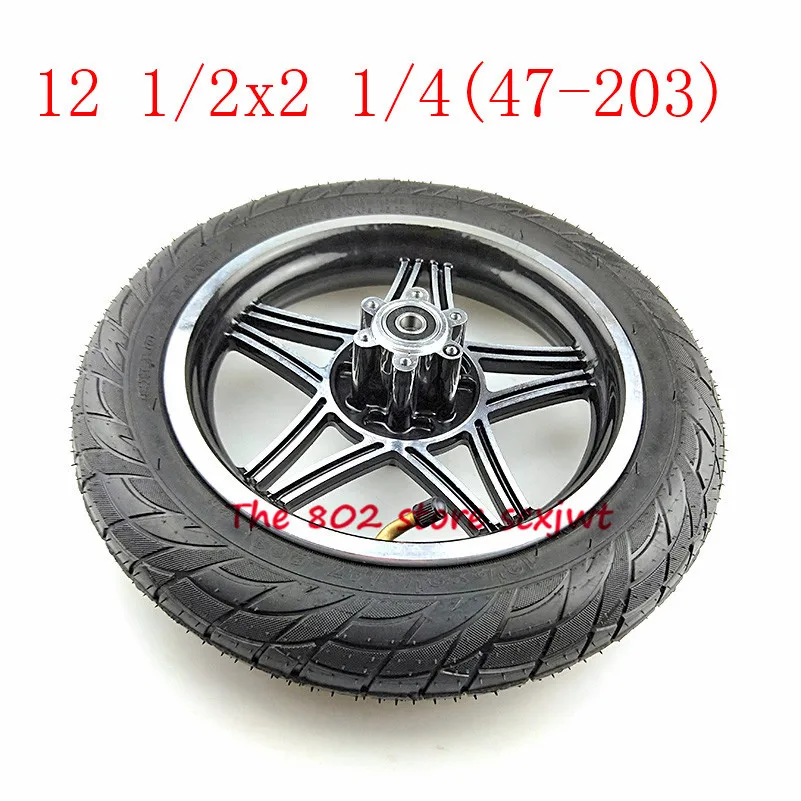 Шина Super 12 1/2X2 1/4( 47 203) с дисковым тормозом стандартная для электрических скутеров
