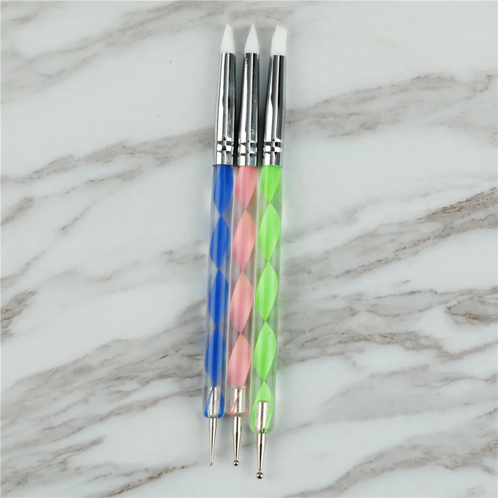 5/14 Pcs Pottery Clay Ball Stylus Tools Polymer Sculpture Tool Nail Art Silicone Color Shapers Dotting | Дом и сад