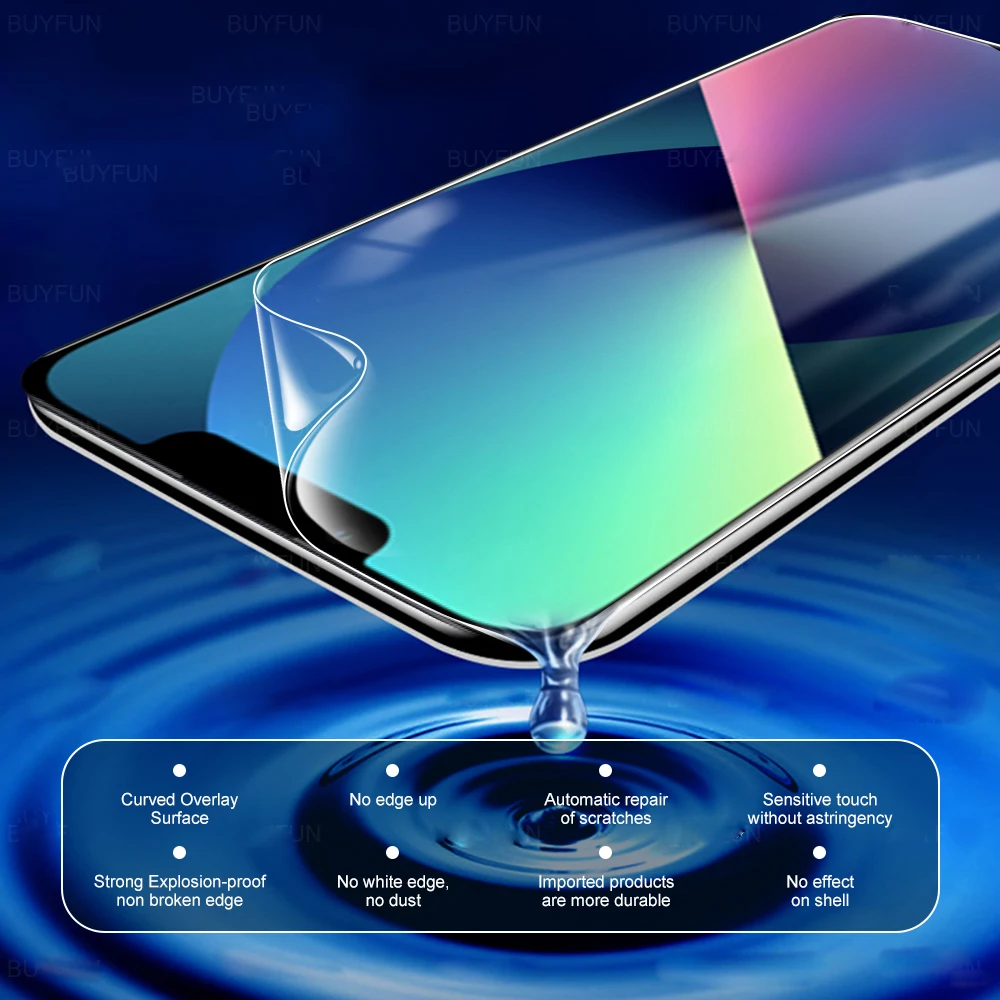 айфон 13 про гидрогель для iphone 13pro задняя и передняя мягкое стекло iPhone13 протектор