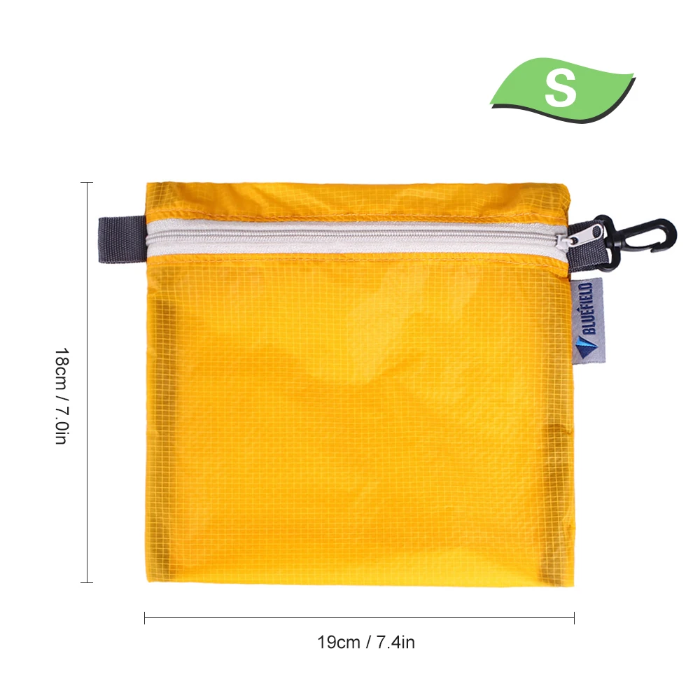 Сумка походный Органайзер blueполевой водонепроницаемый многоразовый на молнии 3