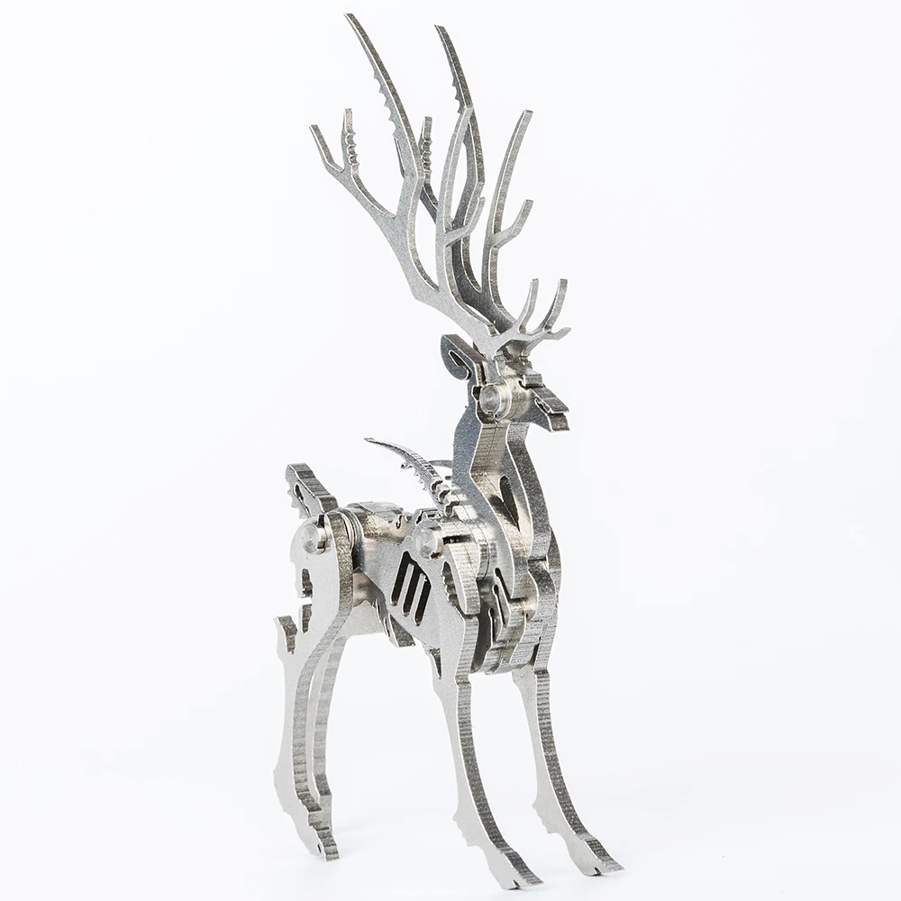 

Лось 3D стальной металлический шарнирный мобильный телефон головоломка игрушки для детей образовательное здание