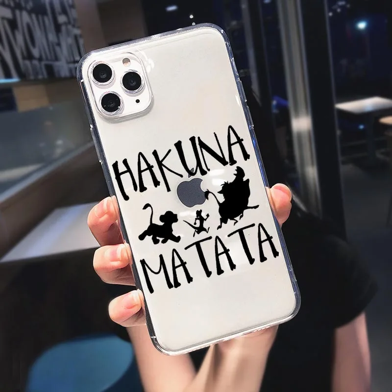 Lion King Pumba Hakuna Matata Soft TPU Shell For iPhone 11 Pro MAX 5S 6 6S 7 8Plus XS Max XR X10 SE 2020 silicone cover | Мобильные