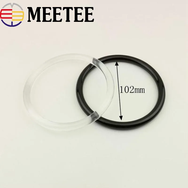 2/4 шт. 103 мм о-образное кольцо с резиновыми пряжками ручка для сумки Модный женский