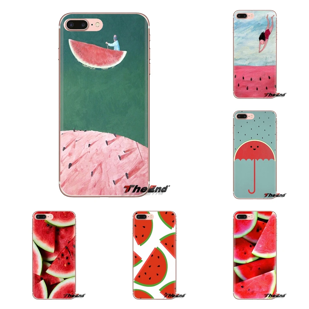 Силиконовый чехол с принтом арбуза фруктовые милый розовый для huawei G7 G8 P7 P8 P9 Lite Honor