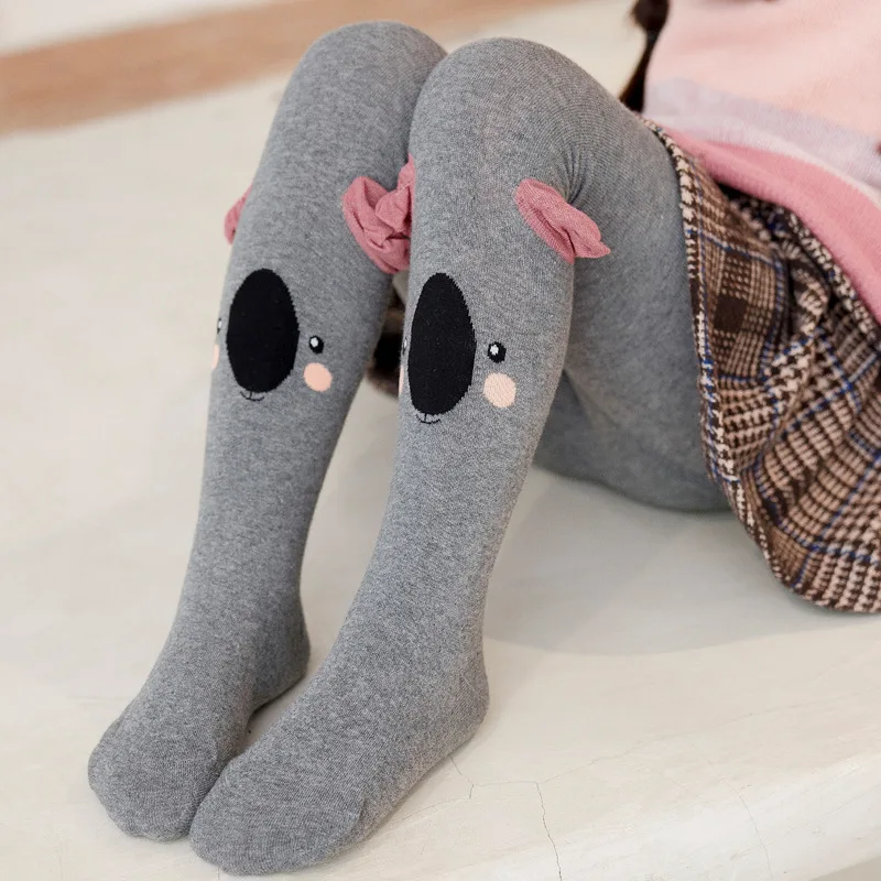 

2019 autumn Baby Girls Tights knitting cartoon fashion Children Kids pantyhose Toddler Girls Stockings