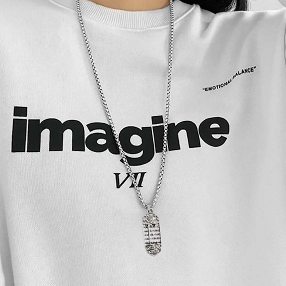 Ожерелье в стиле ретро с подвеской виде Абака Мужская подвеска ins простые