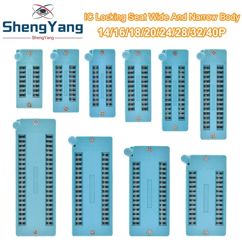 1 шт./лот 14 16 18 20 24 28 32 40 P штырьковый разъем 2,54 мм Green DIP Универсальный тестовый разъем ZIF IC Тип пайки Блокировка IC seat zif Розетка 1 шт./лот 14 16 18 20 24 28 32 40 P штырьковый разъем 2,54 мм Green DIP Универсальный тестовый разъем ZIF IC Тип пайки Блокировка IC seat zif Розетка