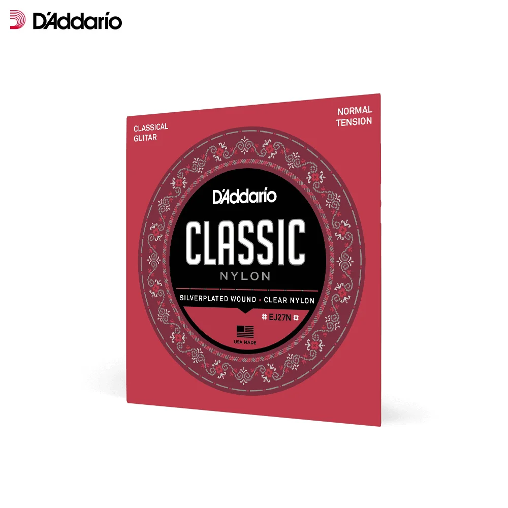 D'ADDARIO EJ27 N Струны для классической гитары цвет серый размер 4/4|Детали и