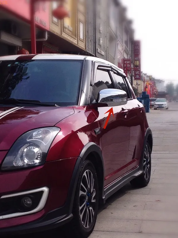Высококачественное АБС-хромовое зеркало заднего вида для Suzuki Swift 2005-2016 защита от