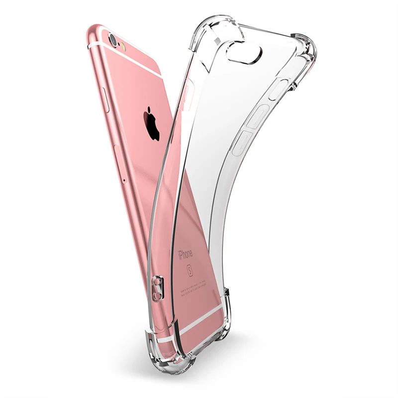 Оригинальный прозрачный чехол для iPhone X XS MAX XR 7 8 6 6S Plus мягкая гелевая резиновая