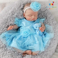 rsg 20 inch 51cm reborn dolls sleeping baby rosalie lifelike real soft touch 3d skin tone christmas gifts for children