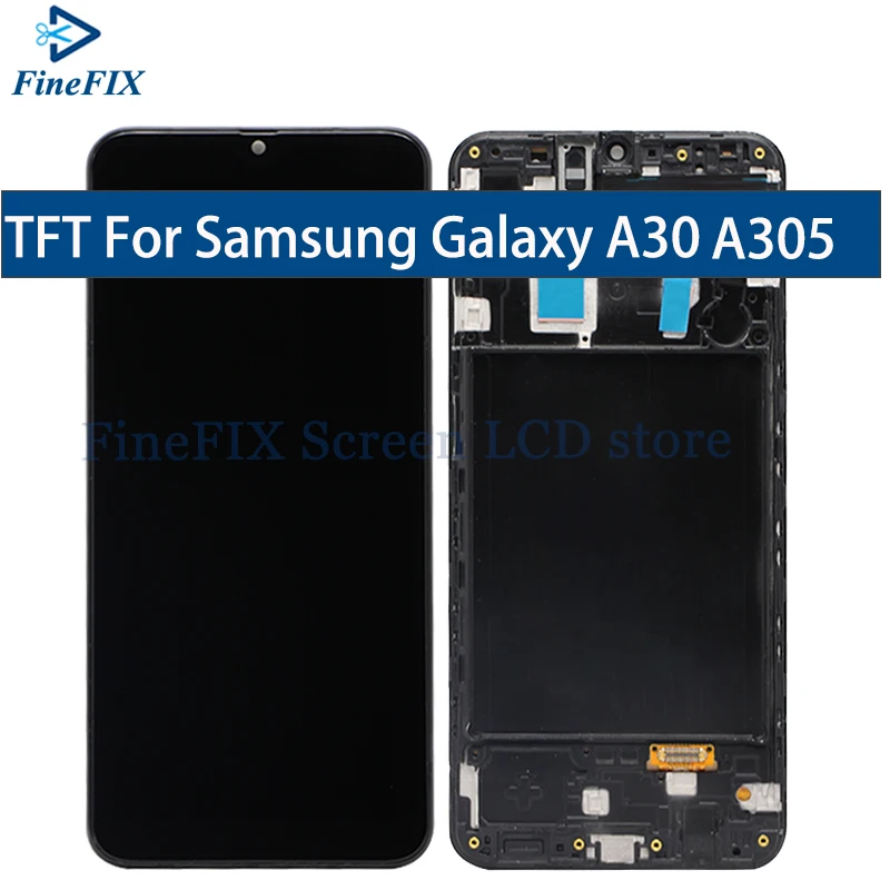 ЖК дисплей TFT для Samsung Galaxy A30S сенсорный экран с дигитайзером в сборе A30s A307 A307F A307G