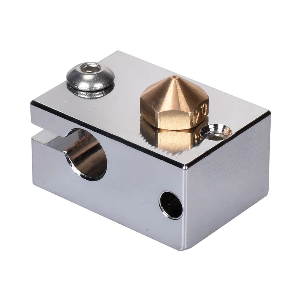 Оригинальный нагревательный блок V6 из меди для E3D Hotend сопло силиконовый Носок