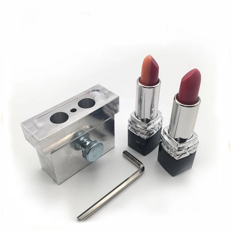 2/4/6/12 Cavities 12.1mm DIY Lipstick Aluminum Alloy Silver Mold Lip Rouge Balm Lipbalm Makeup Making Tool Fill Mould Only