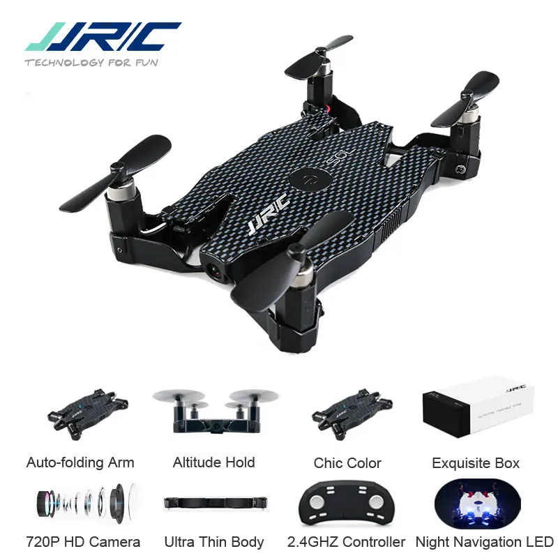 JJRC H49 SOL Wifi 720P ультратонкая камера FPV селфи Дрон Авто Складная рукоятка удержание