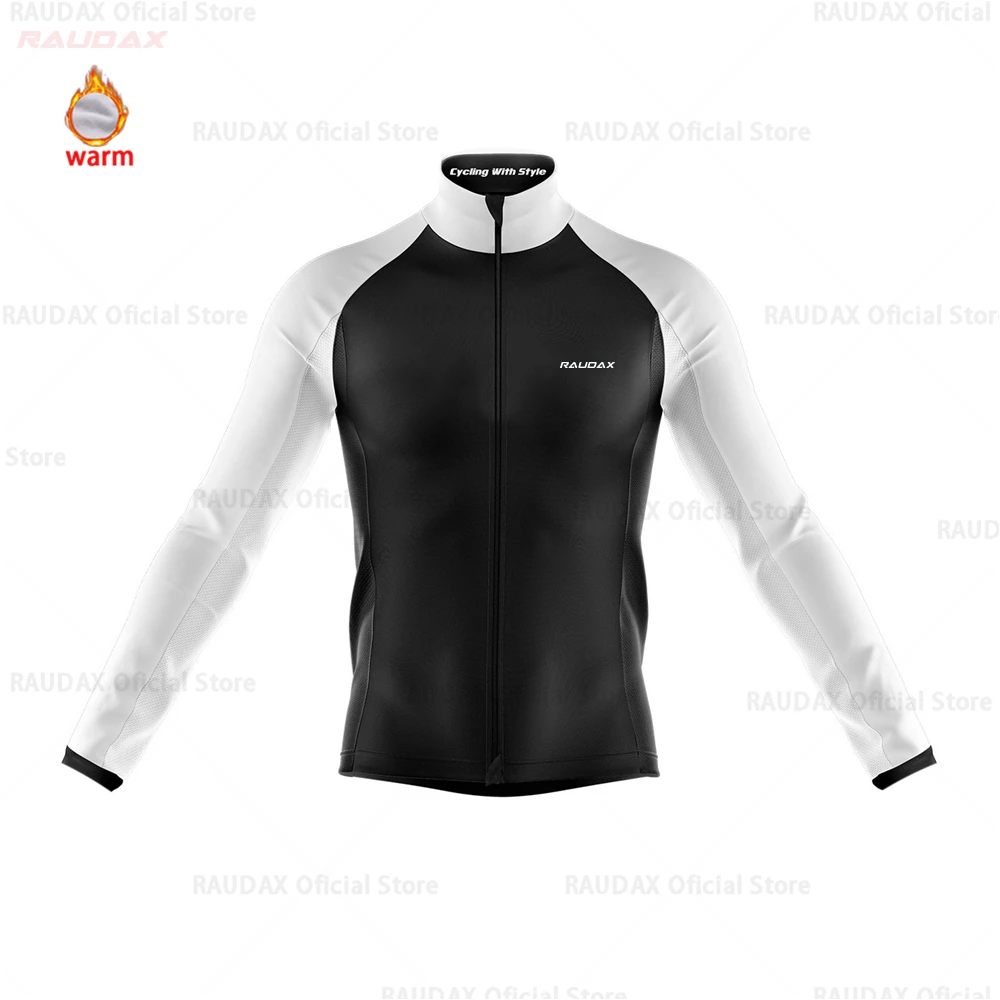 jersey only Мужская Джерси для велоспорта Pro Team raudax зимняя флисовая одежда для велоспорта MTB велотрусы Ropa Ciclismo триатлон - Цвет: jersey only