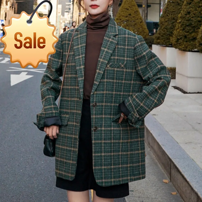 

Женский однобортный костюм, пальто с длинными лацканами, QB984, осень 2020