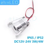 EtrnLED миниатюрные светодиодные потолочные точечные светильники, 12 В, 24 В, водонепроницаемые, IP65, для ванной, внешняя лампа для веранды, утопленные пятна 3 Вт, 4 Вт