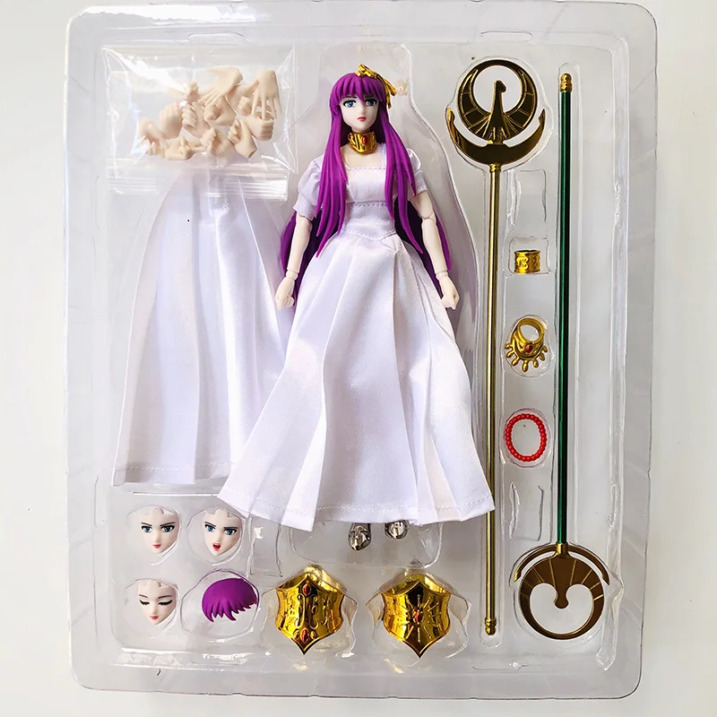 

In stock Gt Model Saint Seiya Doek Mythe Ex Athena Saori Kido Casual Doek Collection Action Figure Grand Toy Collection Toys