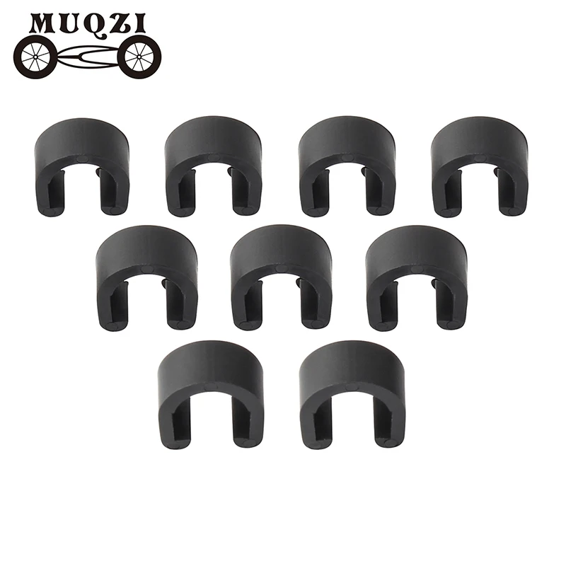 Мукзи 10 шт. велосипедный C-зажим Пряжка переключения передач трос фиксированный