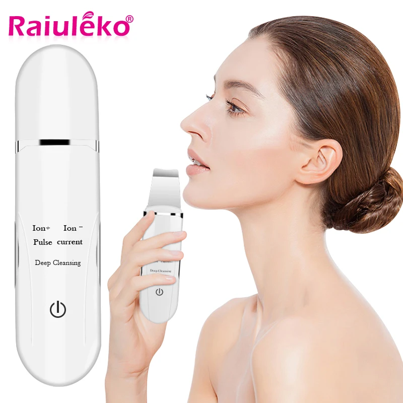 Обновленный ультразвуковой Отшелушивающий очиститель для кожи с отрицательными