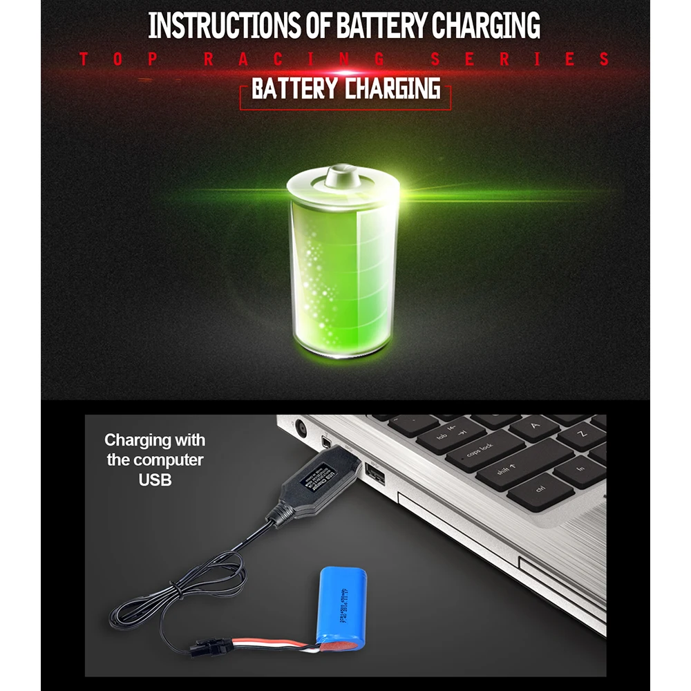 

High speed 1:24 full load 2.4GHz four-wheel drive high speed pull wind off-road fashionable multi-function racing package