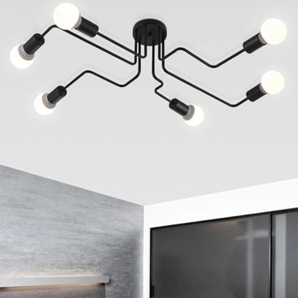 Светодиодная Люстра для кабинета креативная лампа с 8 лампочками декоративное