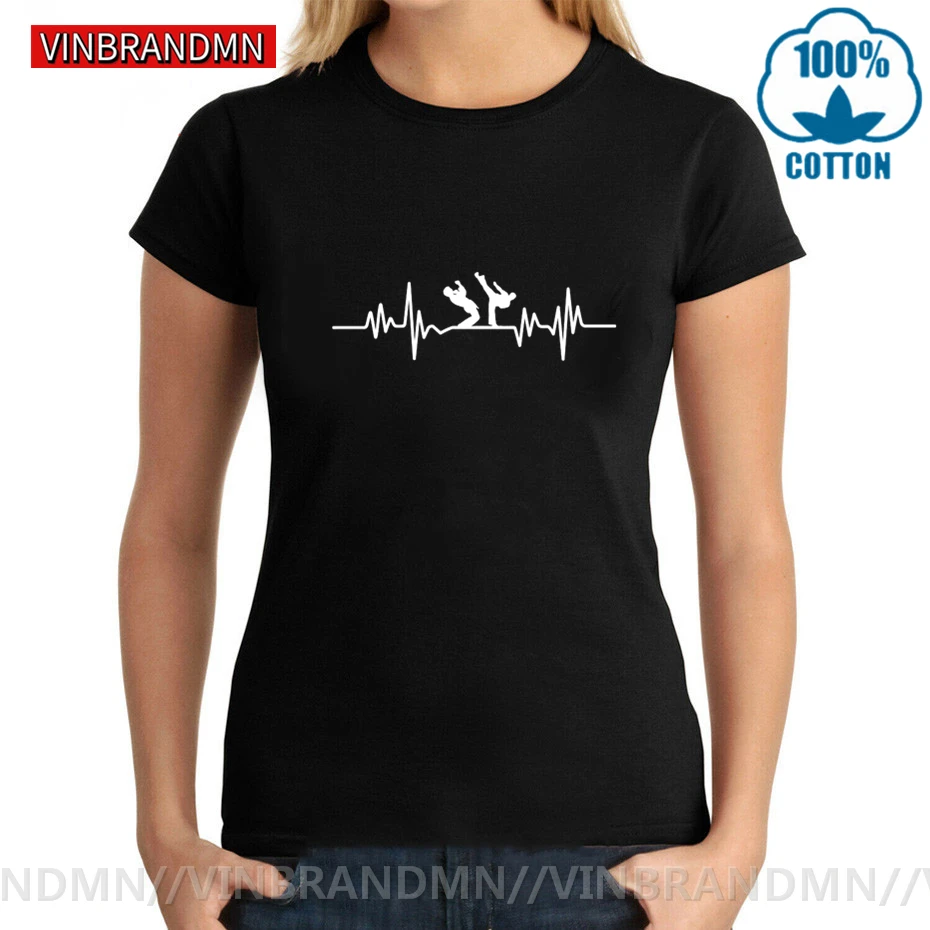 Футболка с рисунком сердцебиения футболки кикбоксинга карате Муай Тай принтом