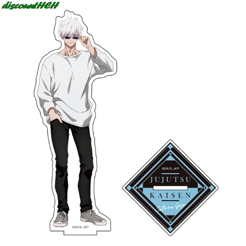 

1Pcs Anime Jujutsu Kaisen Acrylic Figure Satoru Yuji Itadori Figures Plate Holder Stand Model Plate Decor For Gifts