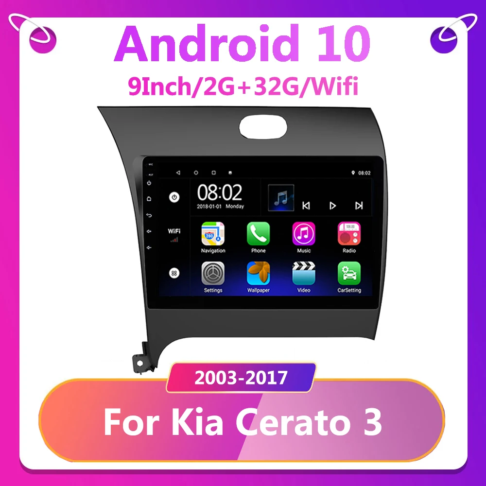 

Автомагнитола 2 din на android 10 для Kia Cerato 3 YD 2013, 2014, 2016, 2015, 2017, мультимедийный видеоплеер, навигация, GPS, 2 din, wifi