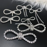 rhinestone brooch bling bling diamond bow buckle french suit dress clothing shoes exquisite elegant accessories diy decorations