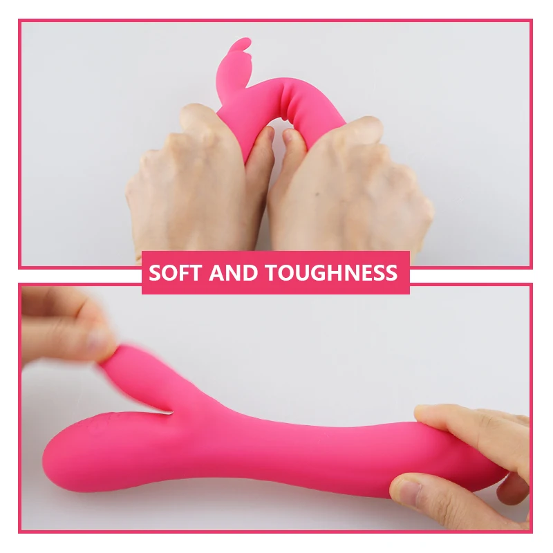 G Spot Кролик Дилдо Вибратор для женщин Отопление вибратор вагинальный Массажер