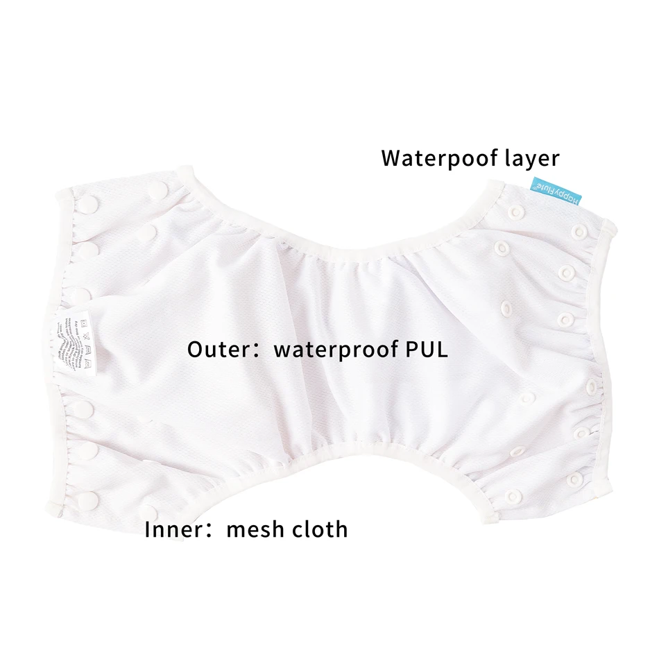 HappyFlute 2 шт./упак. детские подгузники для плавания, водонепроницаемые регулируемые тканевые подгузники, одежда для плавания для детей от AliExpress WW