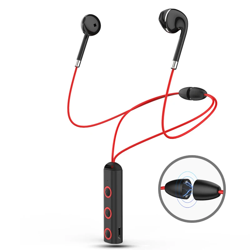 Bluetooth наушники для Xiaomi Redmi 7 7A 6A 6 Pro 5A 4A Note 7 Pro 6 5A 5 Prime 4X4 A2 Lite наушники беспроводные наушники - Цвет: Красный