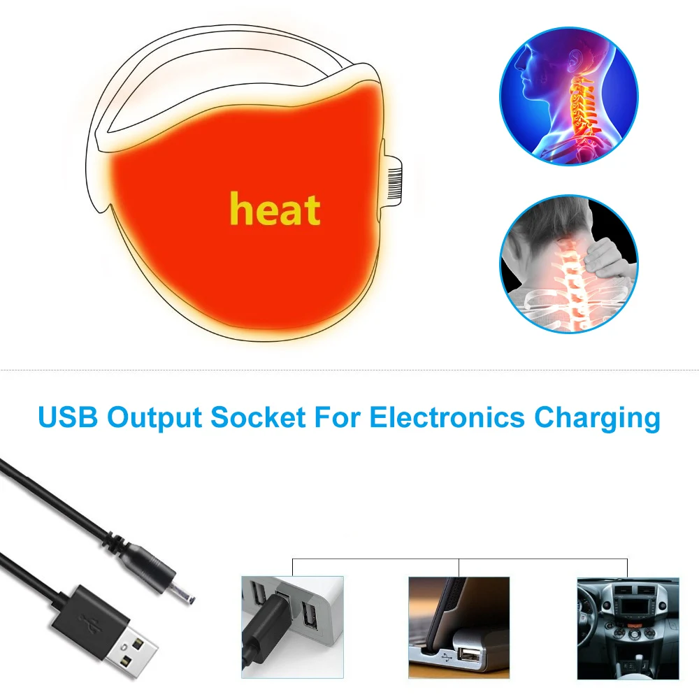 

Electric Heating Pad Moist Winter Neck Shoulder Back Warmer Heating Pad Pain Relief Heat Therapy Neck Brace