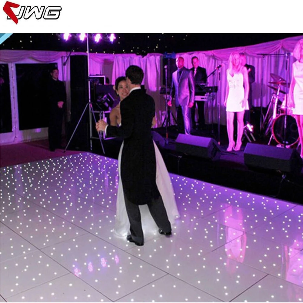 2ft*2ft Starlit Led Dance Floor White Led Star Dancing Floor For Wedding Event