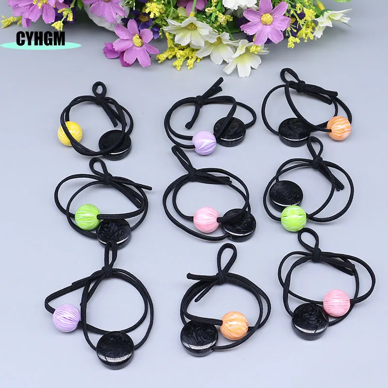 New Fashion korean amber Hair rope Accessories hair ties for Women elastic bands scrunchie Girls Band A02-5 |