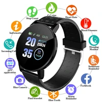 119 plus sport bracelet smart watch android watches music pedometer wristwatch women men fitness tracker waterproof smartwatch