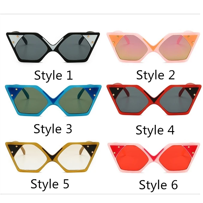 Солнцезащитные очки ослепительного цвета с Впадиной Модные женские 1 шт. и для