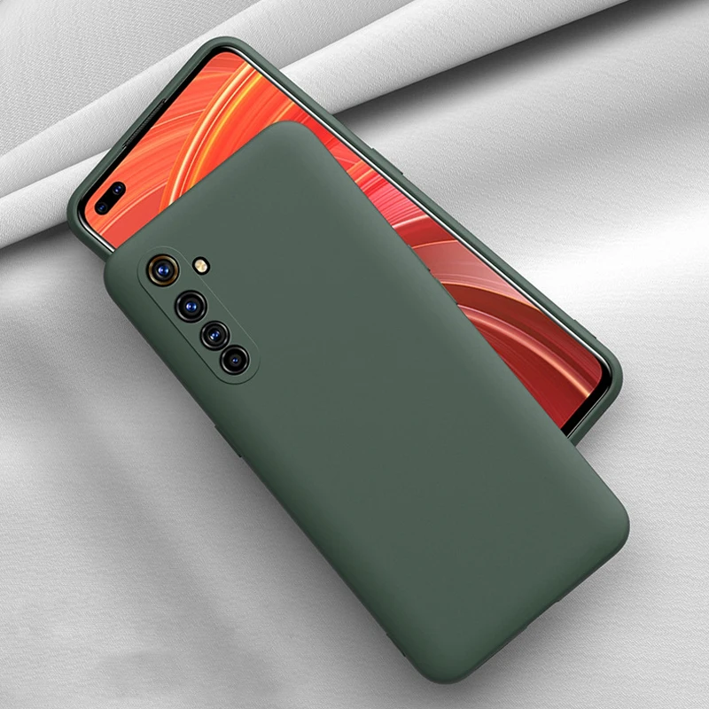 Жидкий силиконовый защитный чехол для камеры OPPO Realme 8 Pro 7 X7 6 6S X50 Find X3 Lite X2 5i Reno 5 4Z