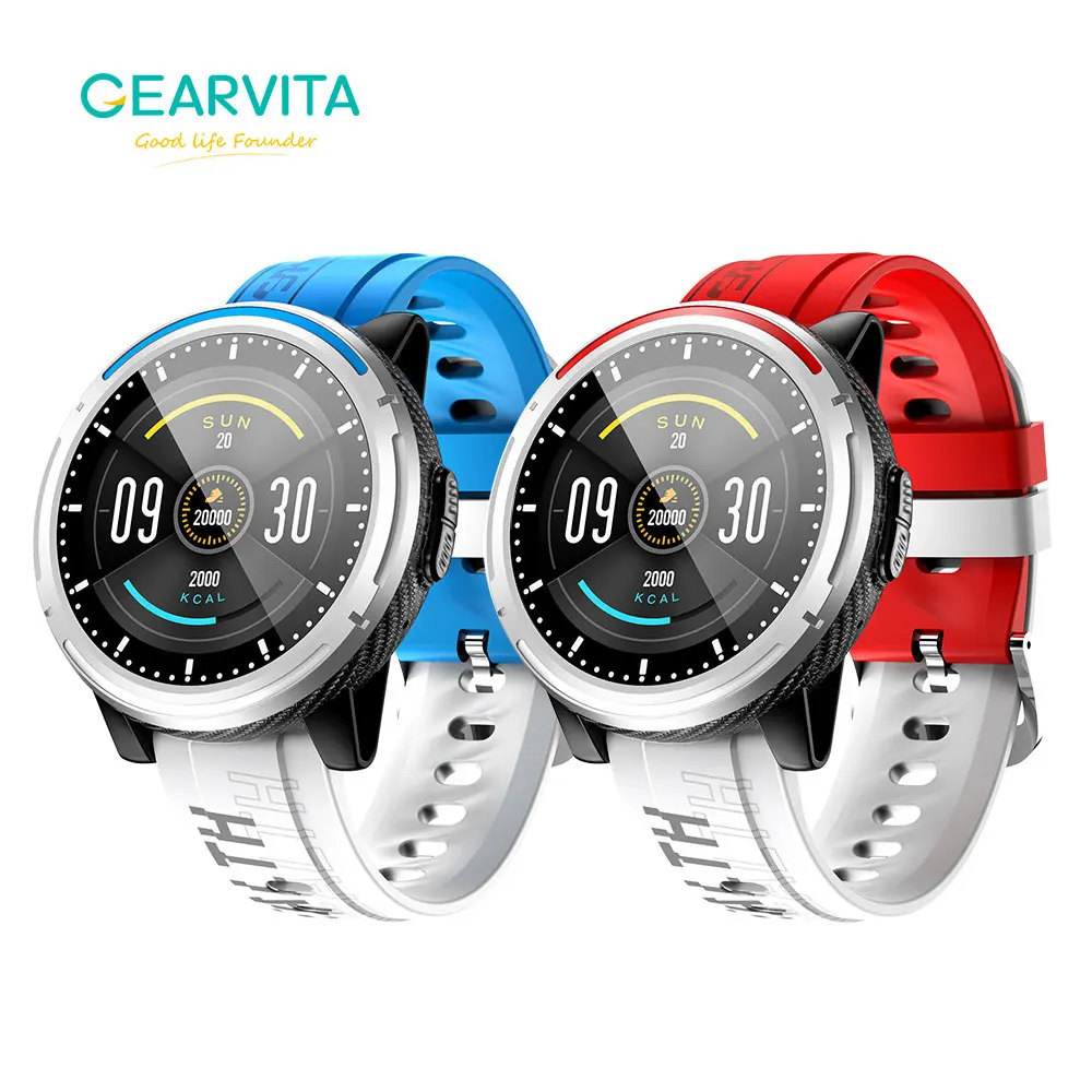 GEARVITA S26 Смарт часы Bluetooth уведомления о звонках/Музыка сердечного ритма крови