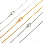 12 шт.лот 40 см плоское крестообразное ожерелье-цепочка для женщин простое ожерелье Изготовление ювелирных изделий цепи